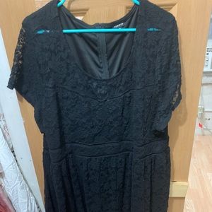 Torrid little black dress lace 3